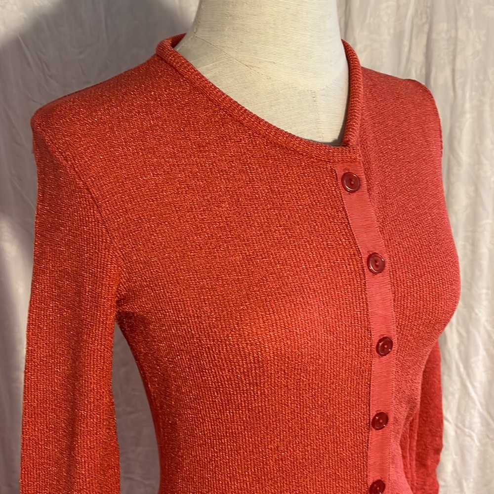 Clovis Ruffin vintage 70s sweater maxi  dress/jacket. - Picture 2 of 5